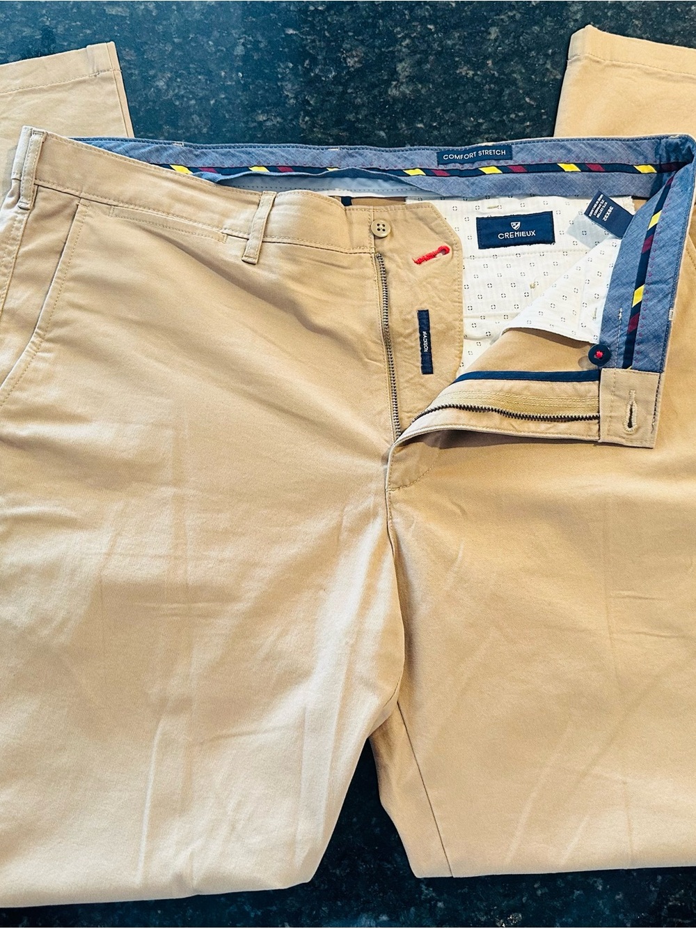 Daniel Cremieux Khaki Stretch Chino Pants